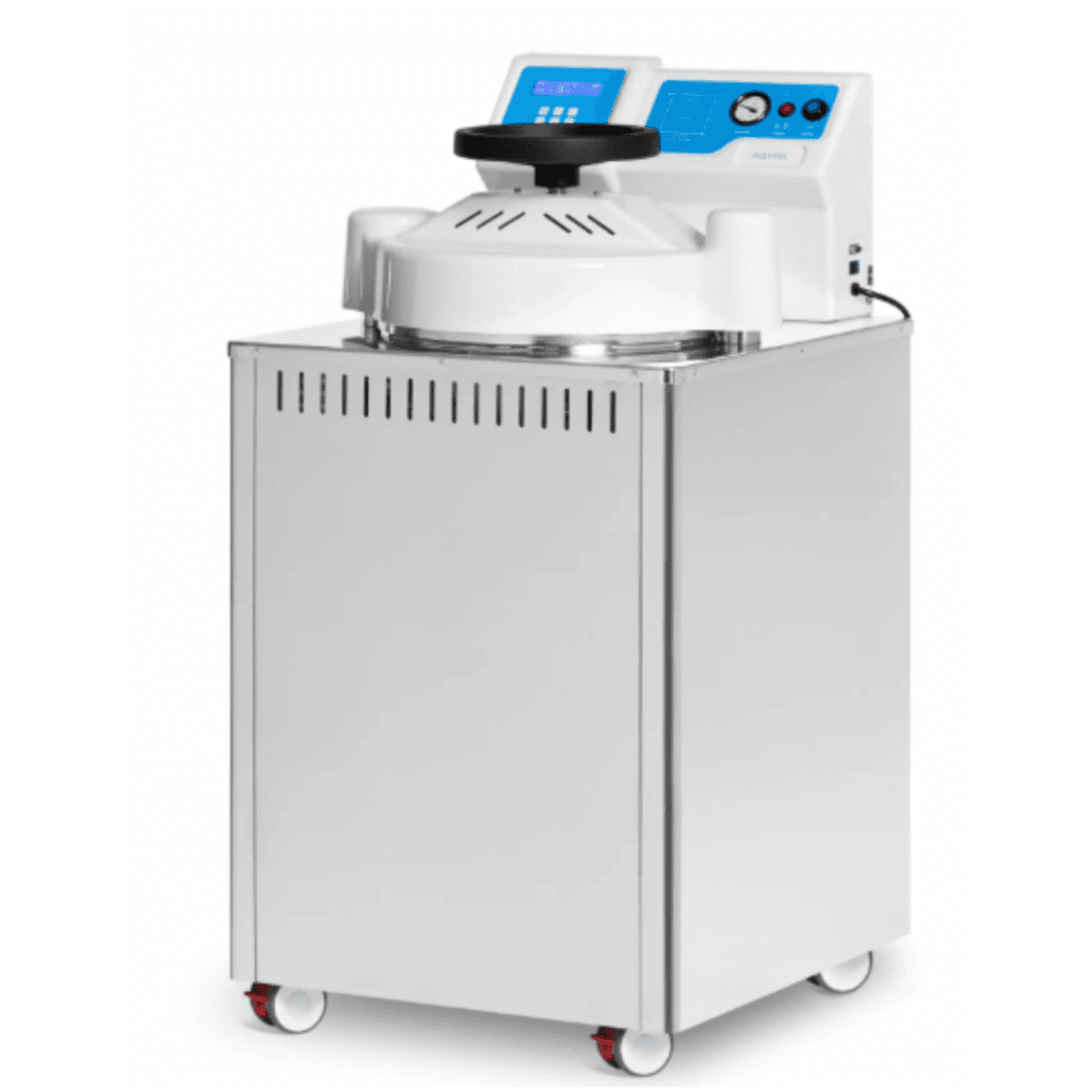 Vertical autoclaves without drying