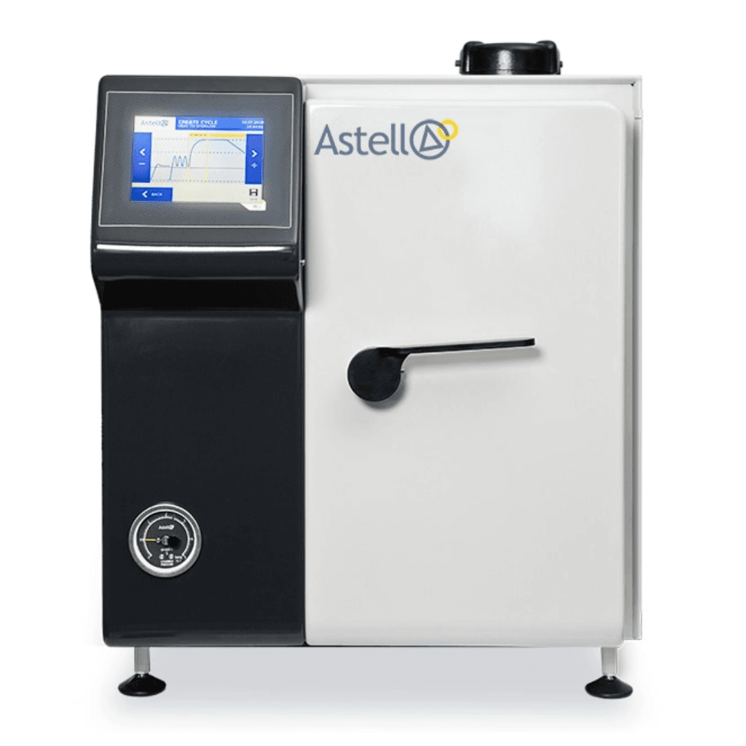 Benchtop autoclave with drying
