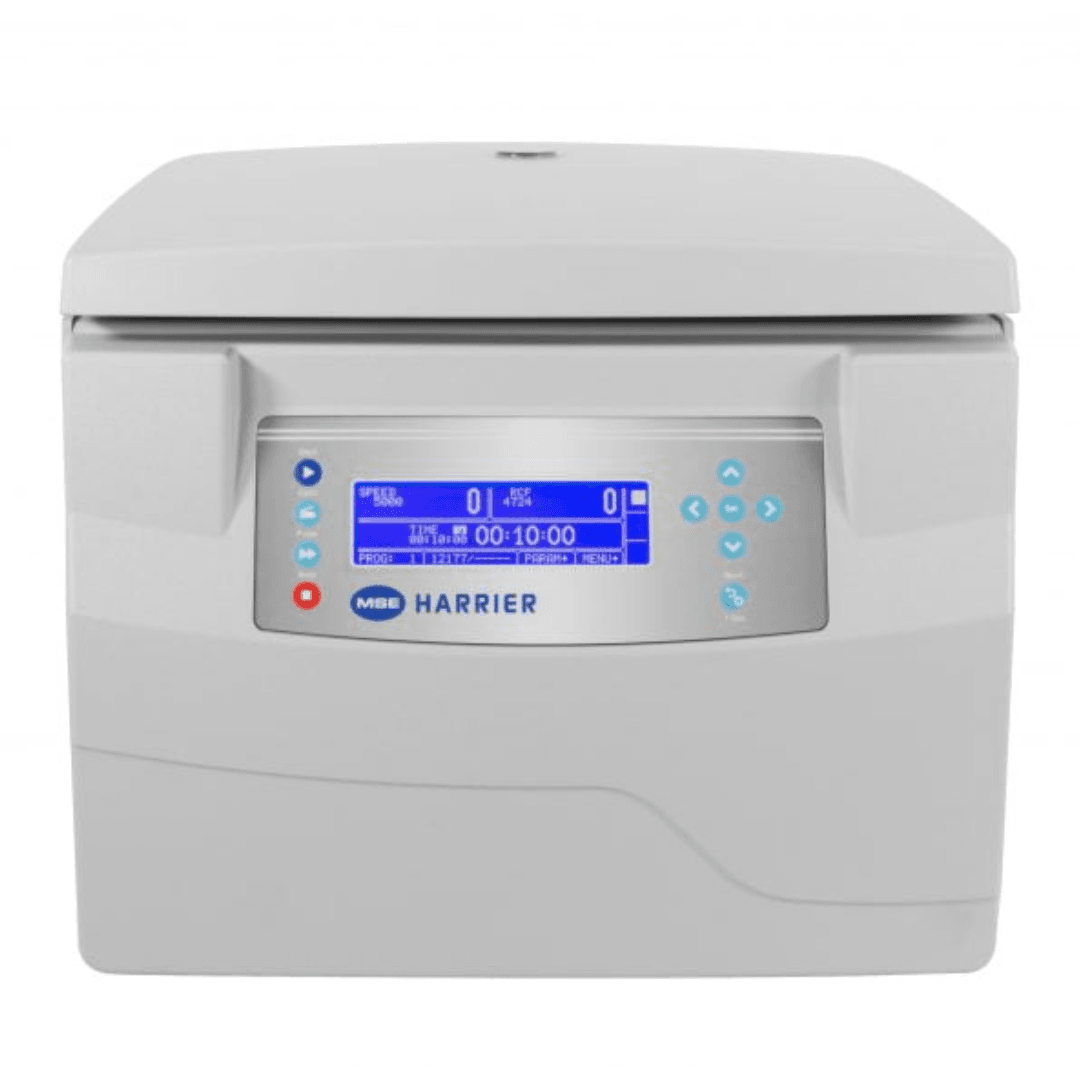 Medium capacity benchtop centrifuge