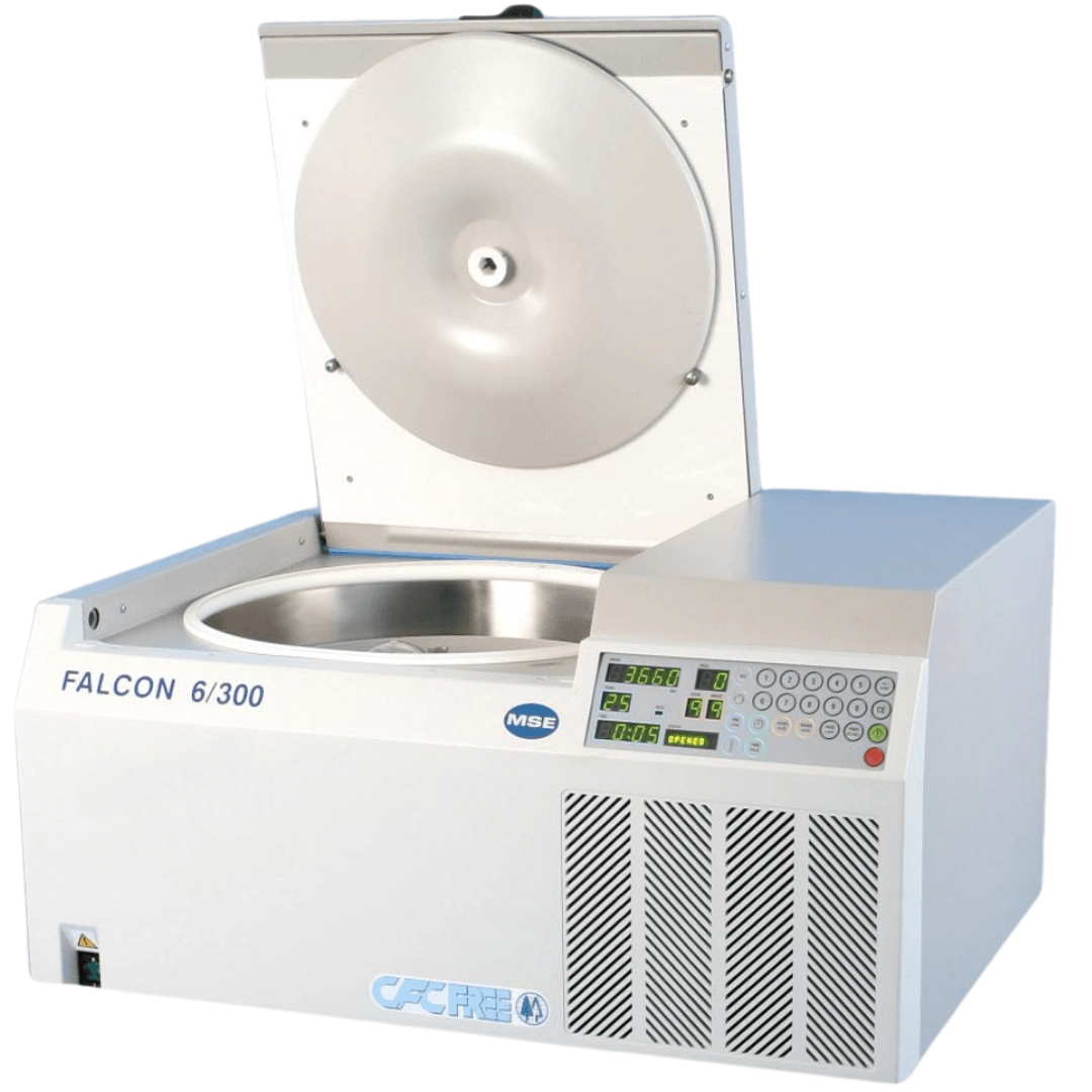 Large capacity benchtop centrifuge 